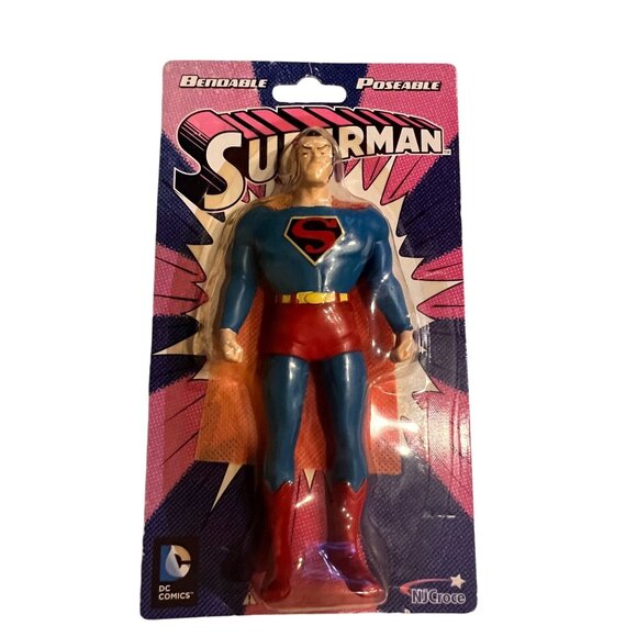 Vintage DC Comics Superman Bendable & Poseable Action Figure 5.5" Tall - Picture 1 of 2